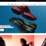 Actual adidas US public homepage.