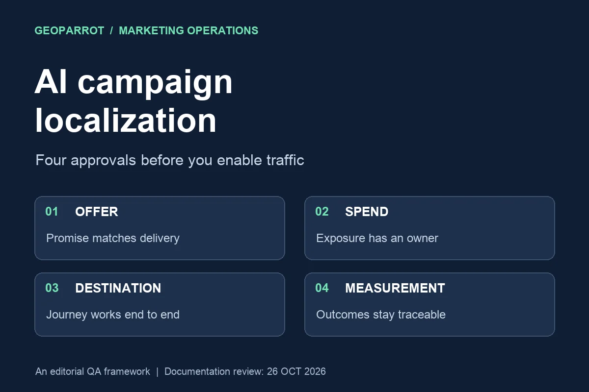 Google Ads AI Campaign Localization: A Pre-Launch QA Checklist